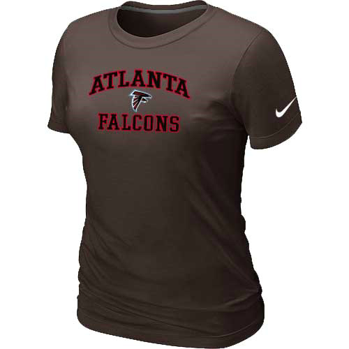 Nike Atlanta Falcons Women's Heart & Soul NFL T-Shirt - Brown